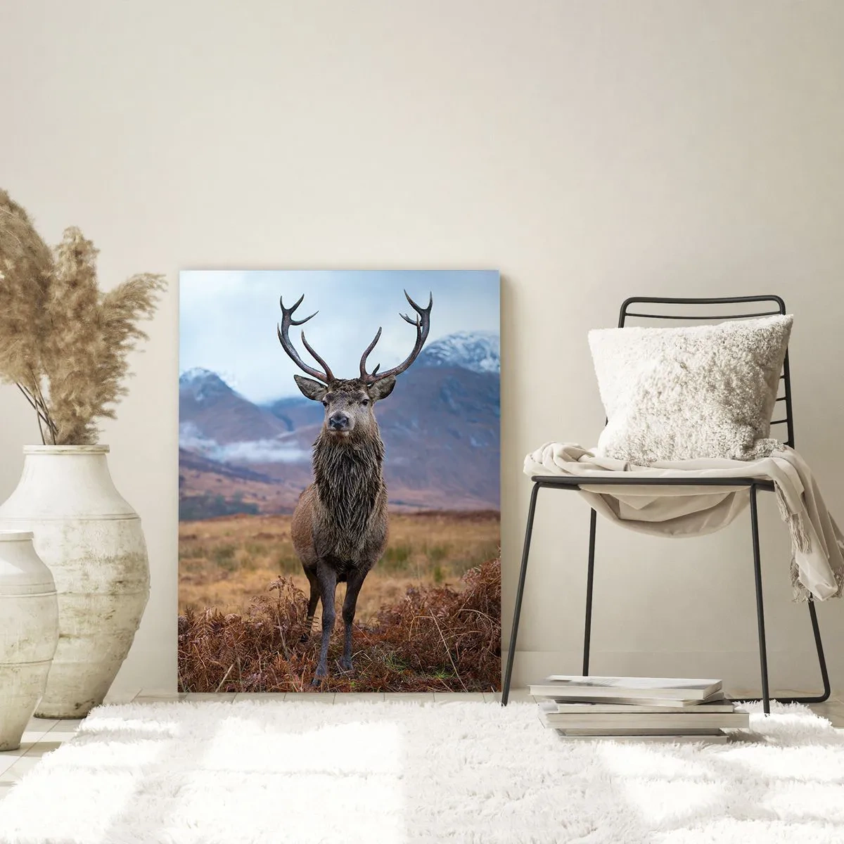 Quadro em vidro - Na sua própria terra - 70x100 cm