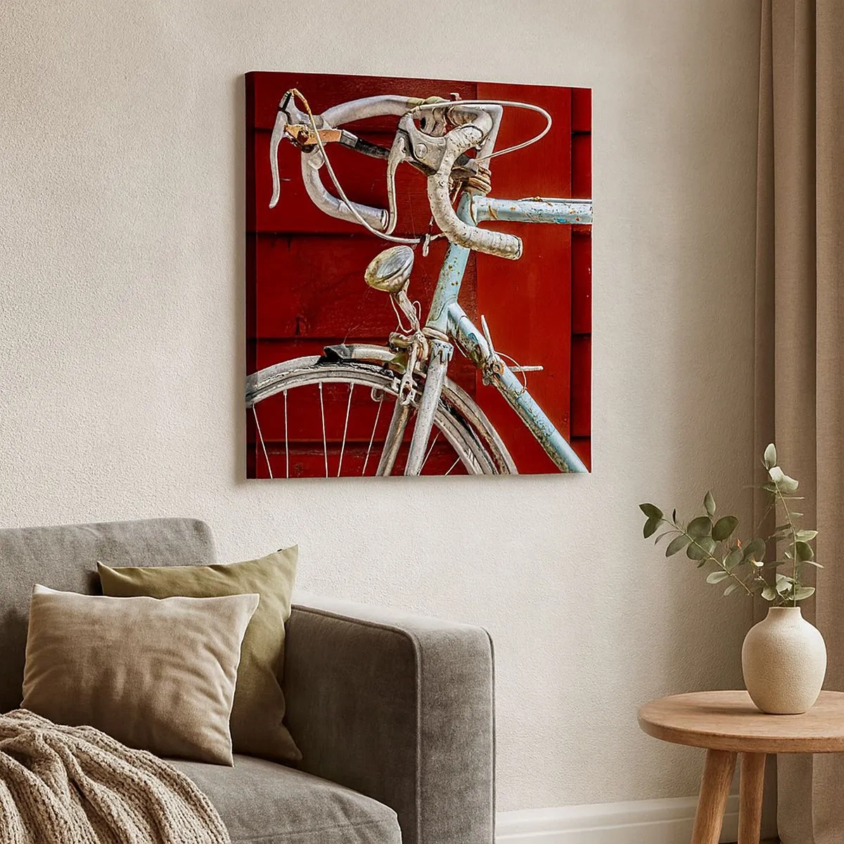 Quadro em tela - Feito para vencer - 30x30 cm