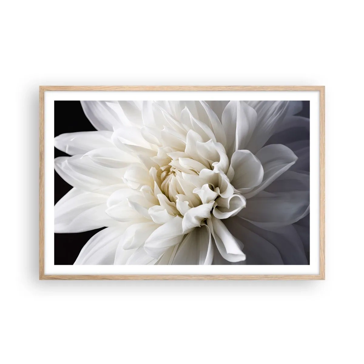 Pôster com moldura de carvalho claro - Manhã da noiva - 91x61 cm