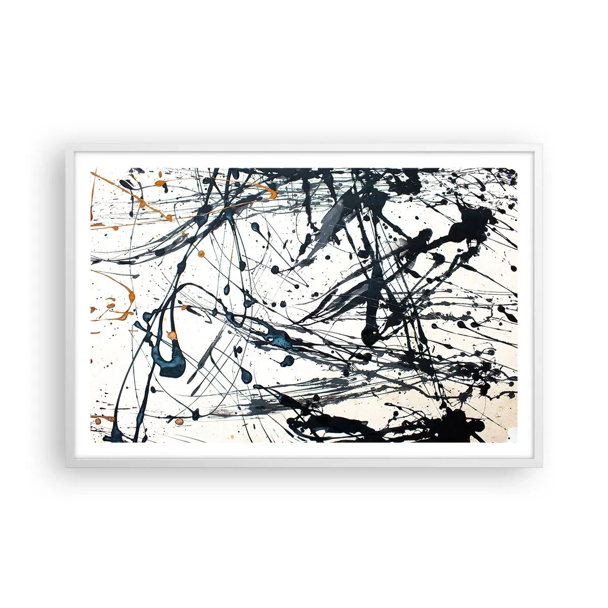 Pôster em moldura branca - Com ou sem sentido? - 91x61 cm