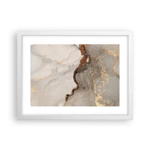 Pôster em moldura branca - No limite das cores - 40x30 cm