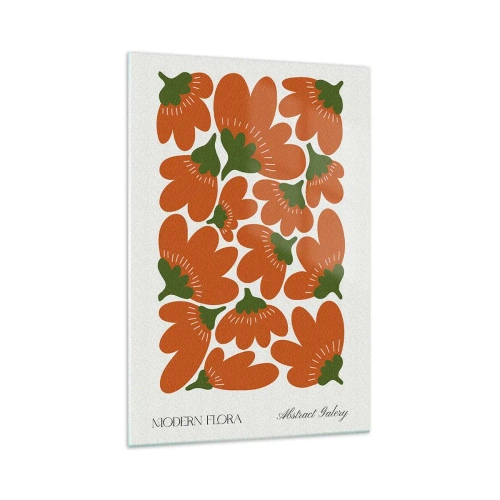 Quadro em vidro - Da vida das flores - 70x100 cm