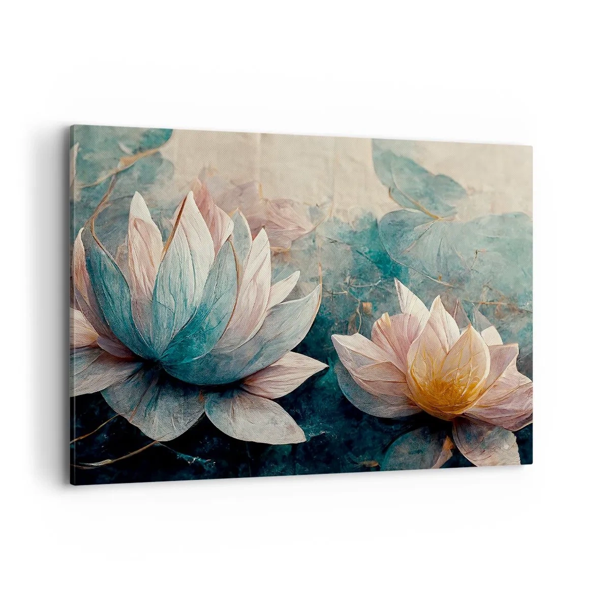 Quadro em tela - Estrelas do lago - 120x80 cm