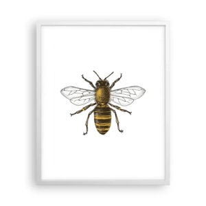 Pôster em moldura branca - Linda e boa - 40x50 cm