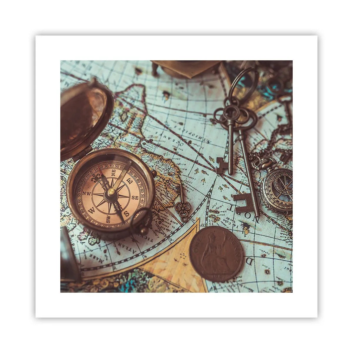 Pôster - Para o aventureiro - 40x40 cm