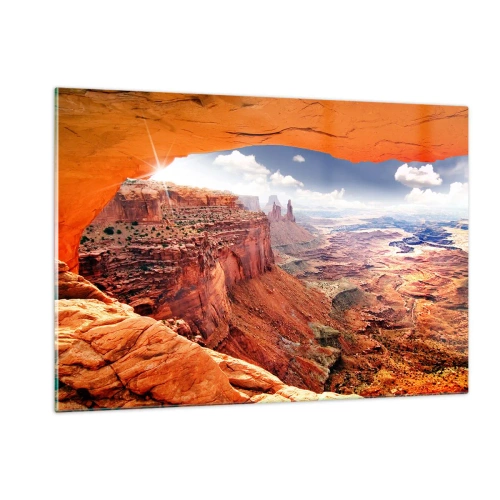 Quadro em vidro - Esculpido pela própria natureza - 120x80 cm