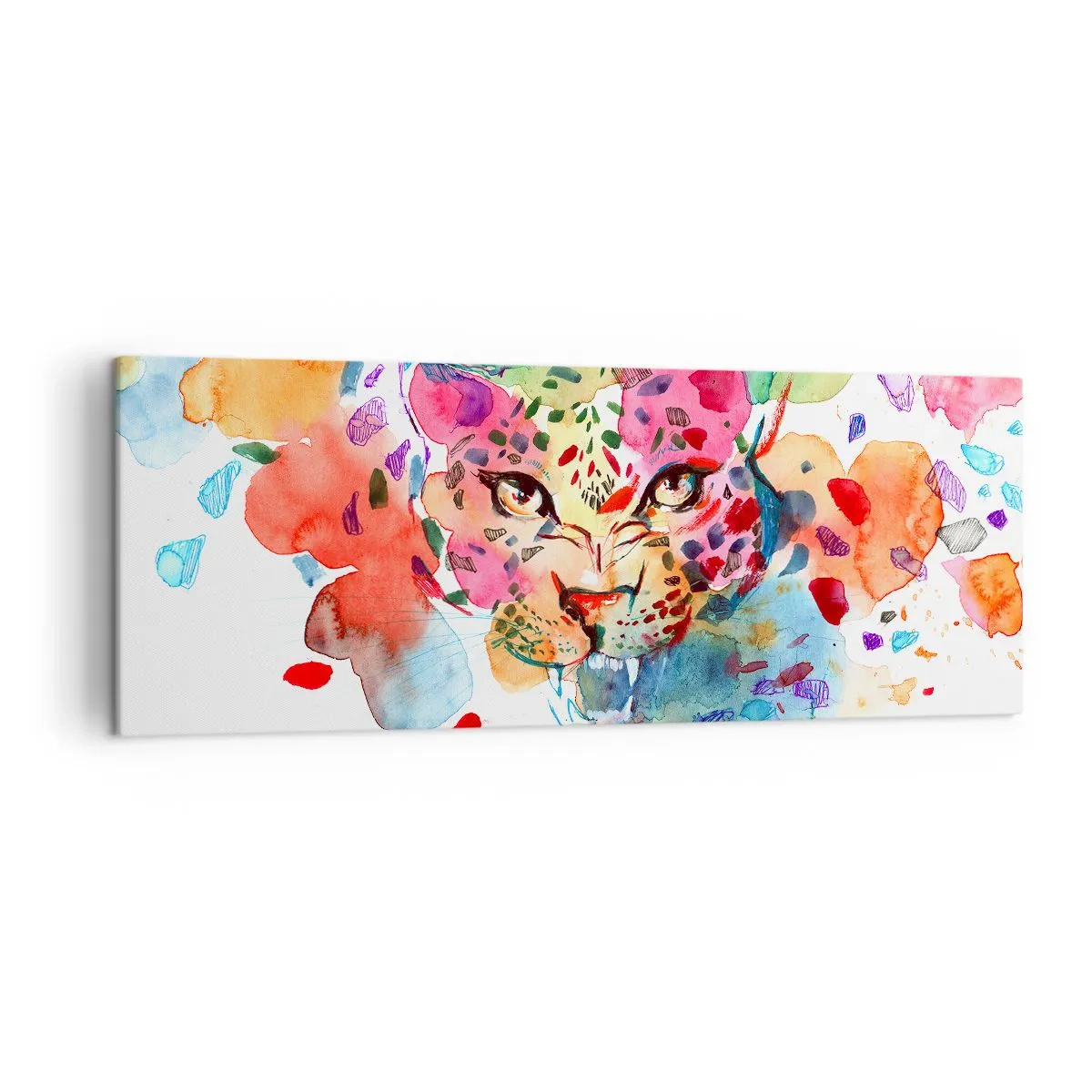 Quadro em tela - A Bela e a Fera - 140x50 cm