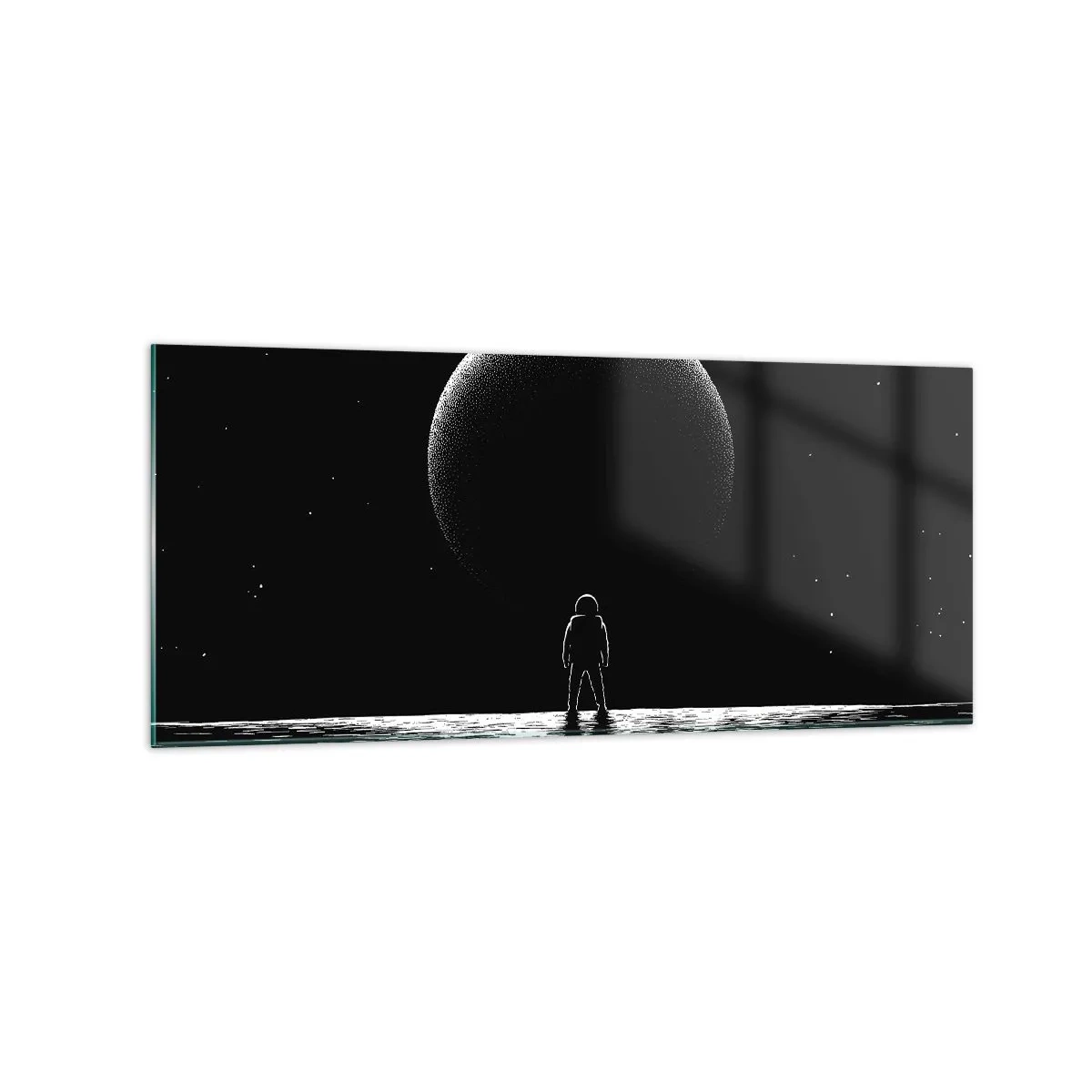 Quadro em vidro - Cara a cara - 120x50 cm