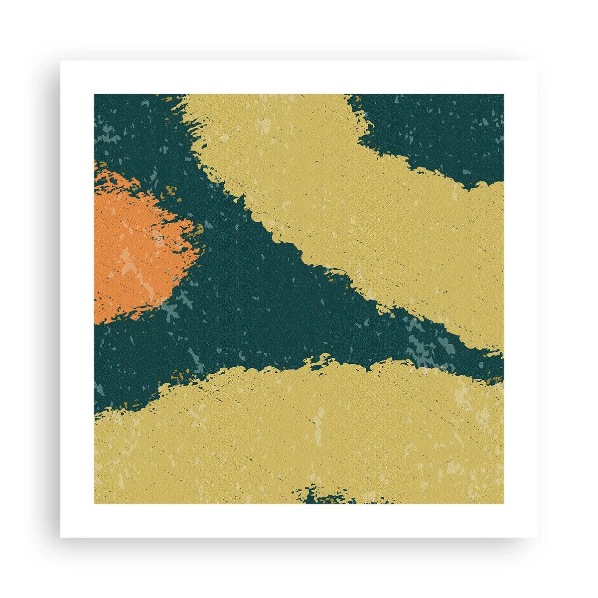 Pôster - Abstração – movimento lento - 50x50 cm