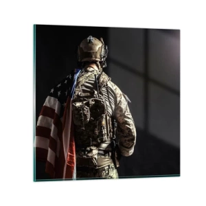 Quadro em vidro - É por isso  - 60x60 cm