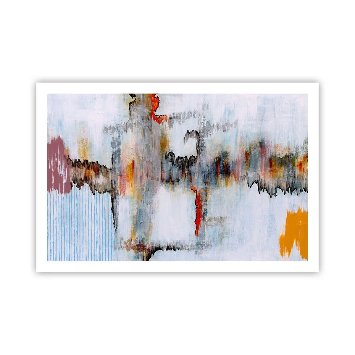 Pôster - Com um palito na água - 91x61 cm