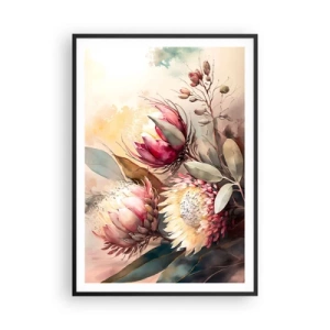 Pôster com moldura preta - De perfil e de frente - 70x100 cm