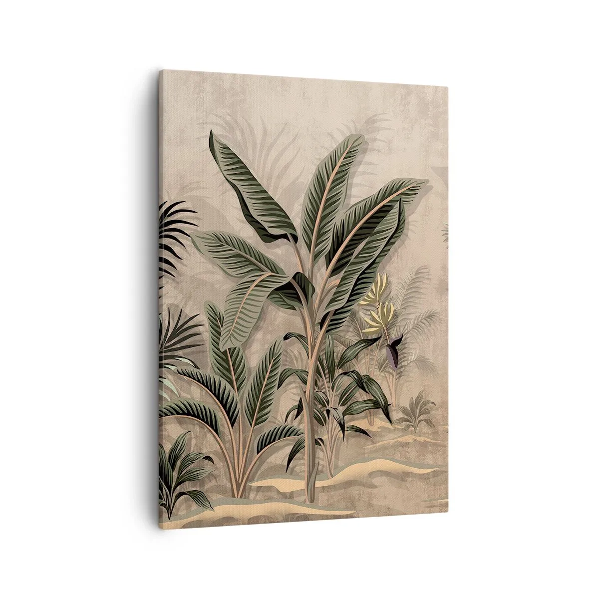 Quadro em tela - Gravura em estilo colonial - 50x70 cm