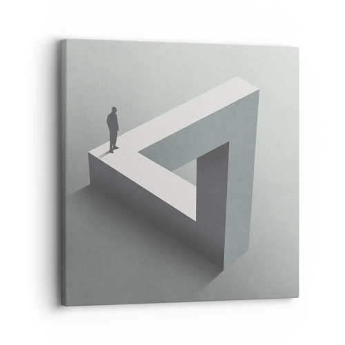 Quadro em tela - Mas é possível - 30x30 cm