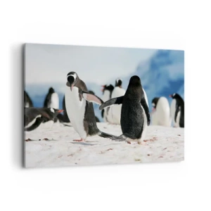 Quadro em tela - Dança na neve - 100x70 cm