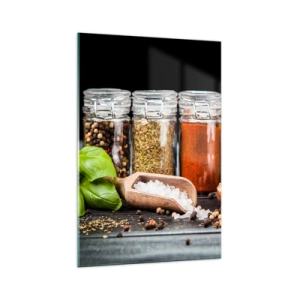 Quadro em vidro - Para que a vida tenha um sabor - 70x100 cm