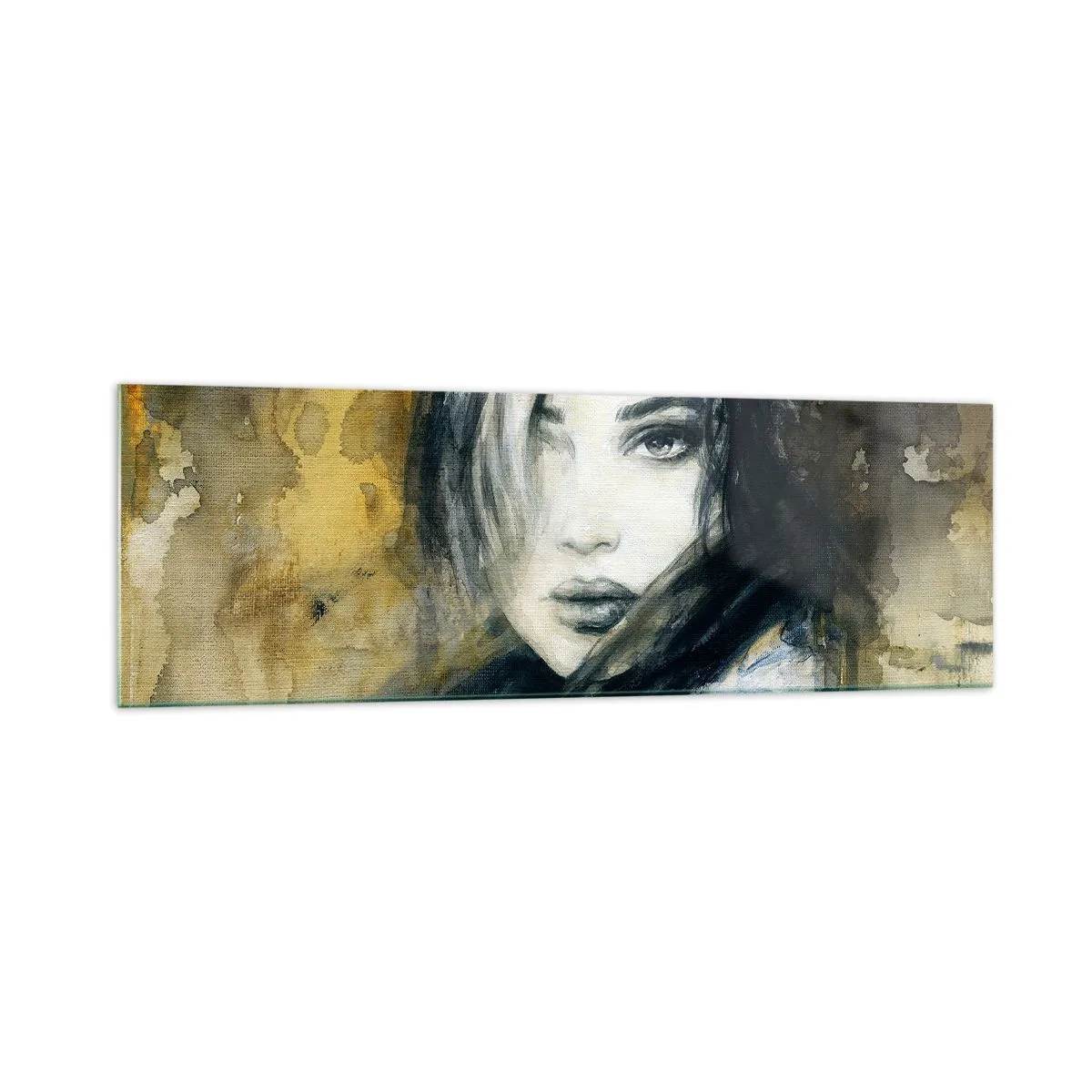 Quadro em vidro - Mais inocente ou sensual? - 160x50 cm