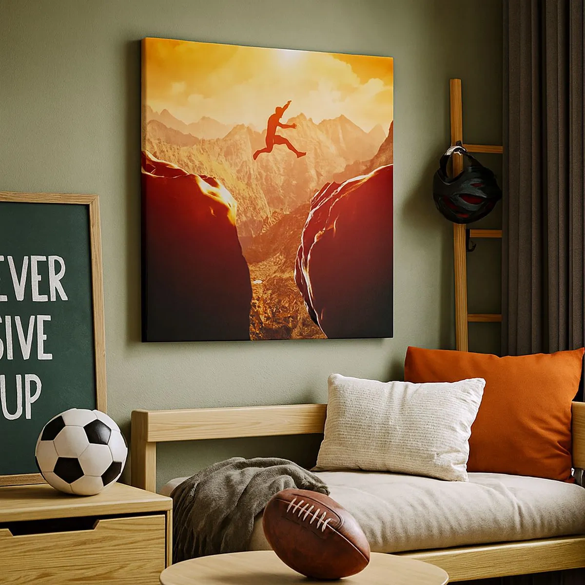 Quadro em tela - Superando os limites - 30x30 cm