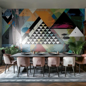 Papel de Parede Premium Sand - Como é simples - Abstração, Pedaço, Gráficos - 350x256 cm