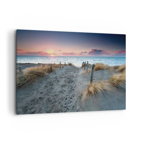 Quadro em tela - Derramou um arco-íris de esplendor radiante.... - 100x70 cm