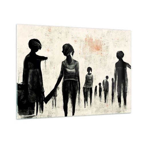 Quadro em vidro - Contra a solidão - 100x70 cm