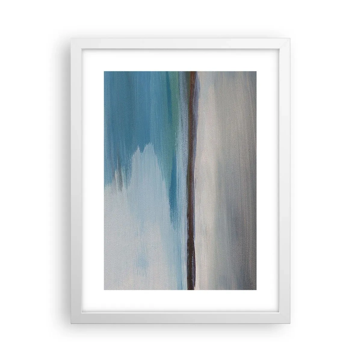 Pôster em moldura branca - Paisagem horizontal - 30x40 cm