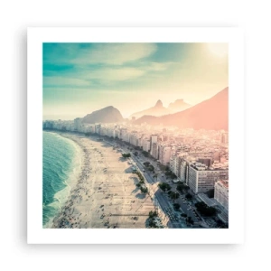 Pôster - Férias eternas no Rio - 50x50 cm