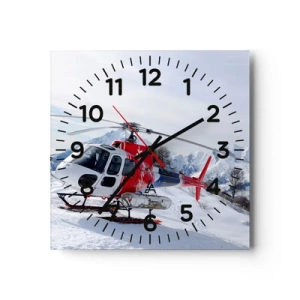 Relógio de parede - Relógio em vidro - Sempre pronto - 40x40 cm