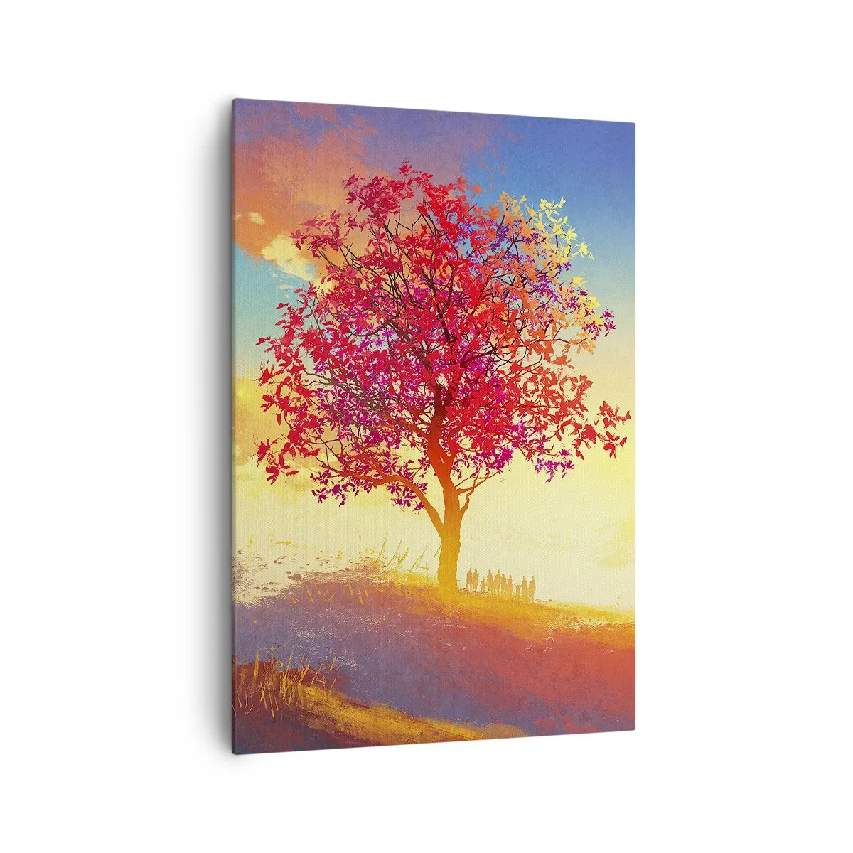 Quadro em tela - O peregrino no seu destino - 70x100 cm