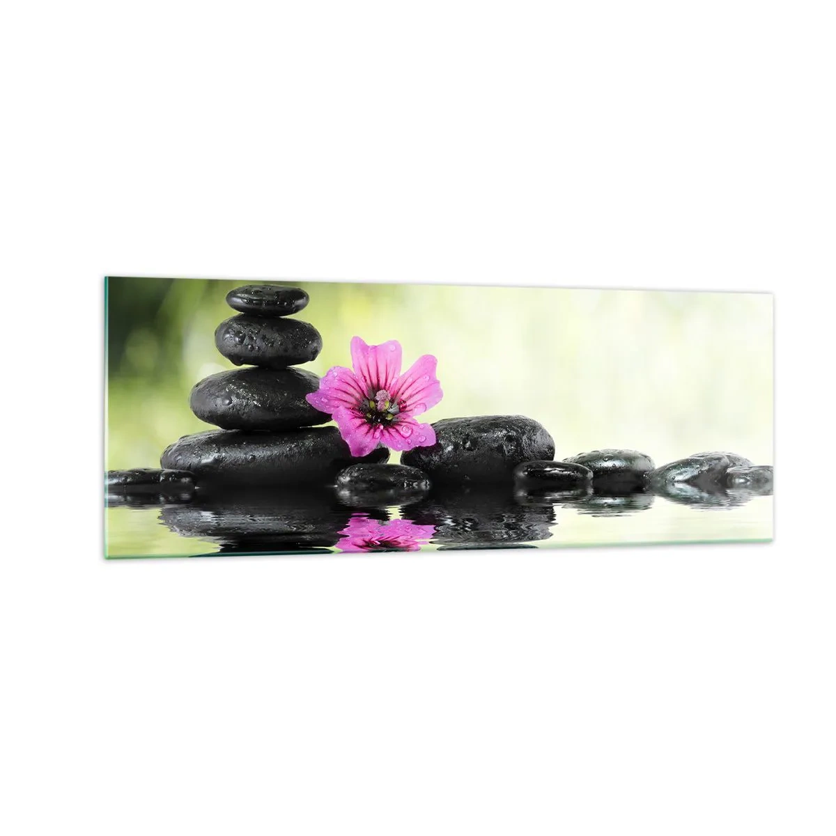 Quadro em vidro - Tempo para a alma - 140x50 cm