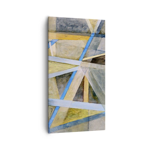 Quadro em tela - Em linha reta ou na diagonal? - 55x100 cm