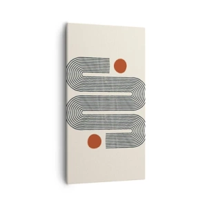 Quadro em tela - Do início ao fim - 55x100 cm