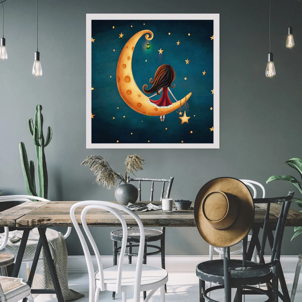 Pôster - Uma vez... - 60x60 cm