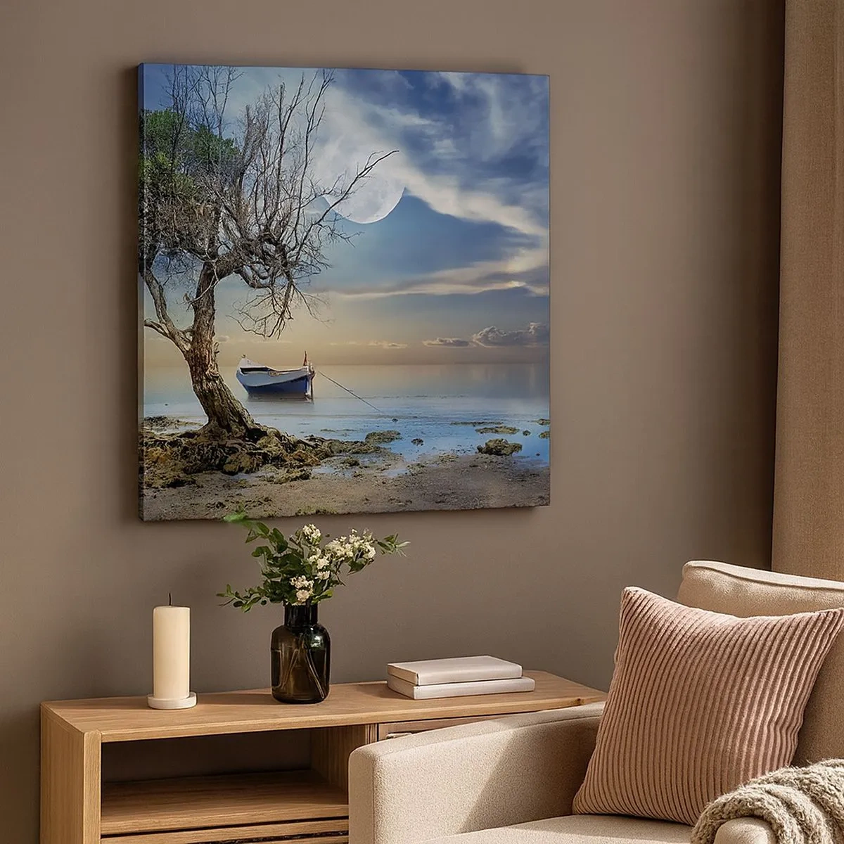 Quadro em tela - É este o fim ou o começo? - 30x30 cm