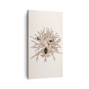 Quadro em tela - Florescendo na dança - 45x80 cm