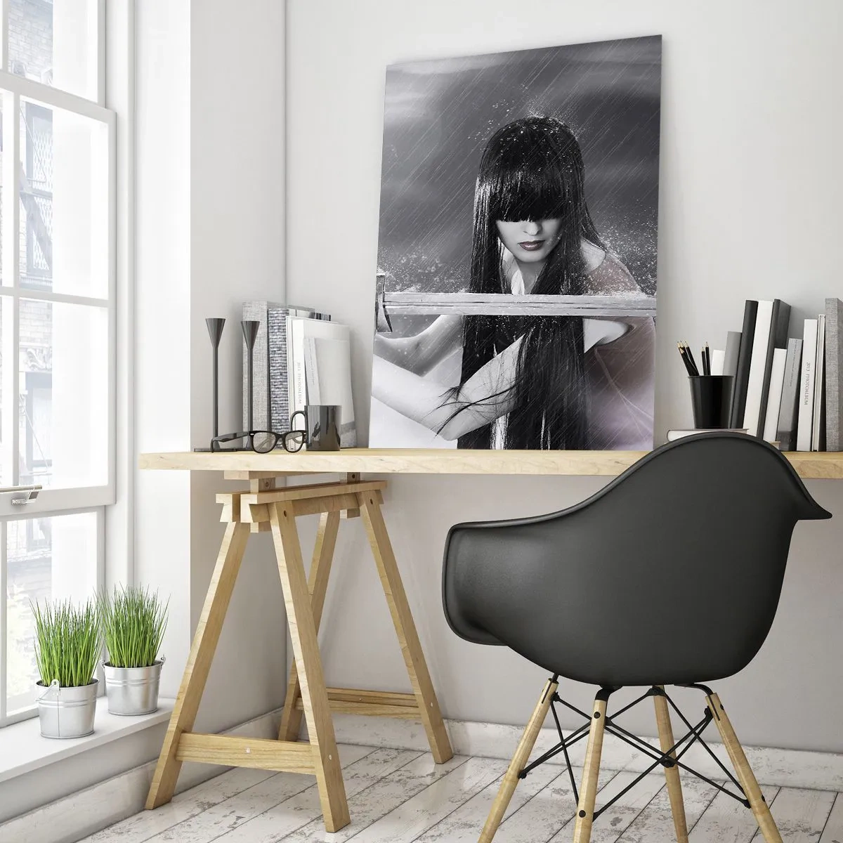 Quadro em vidro - Bonita e perigosa - 50x70 cm