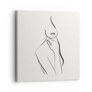 Quadro em tela - Uma onda de melancolia - 30x30 cm