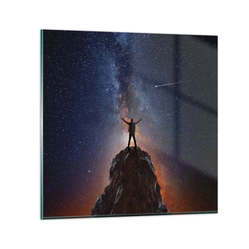 Quadro em vidro - A força está comigo! - 30x30 cm