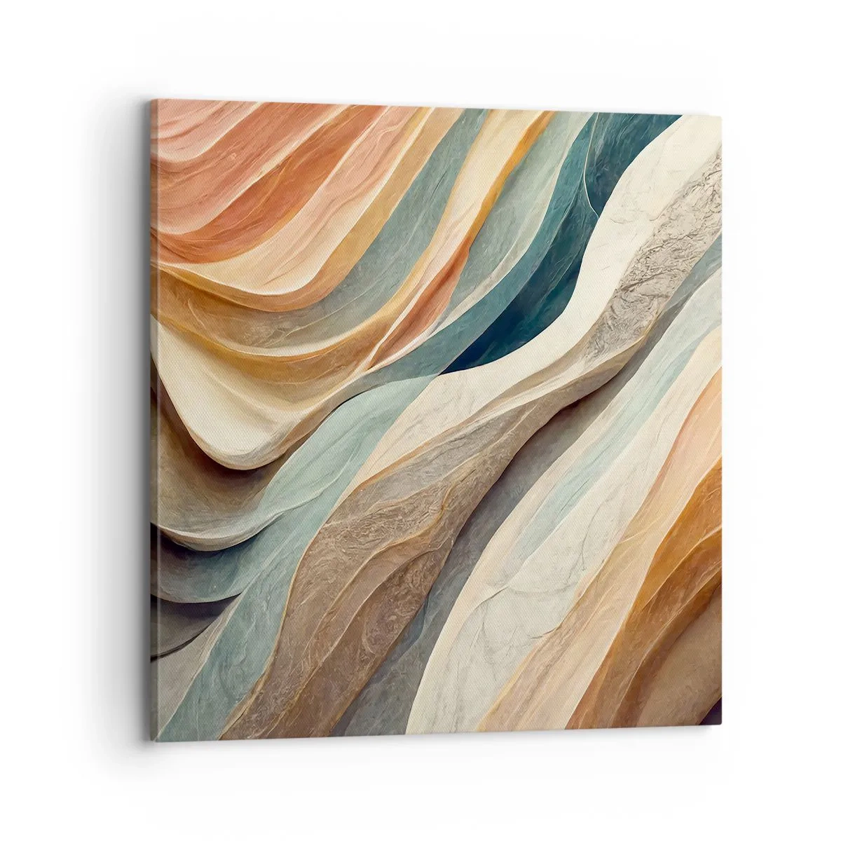 Quadro em tela - O momento antes da mudança - 70x70 cm