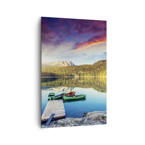 Quadro em tela - Sobre a água tão lisa como um espelho - 80x120 cm