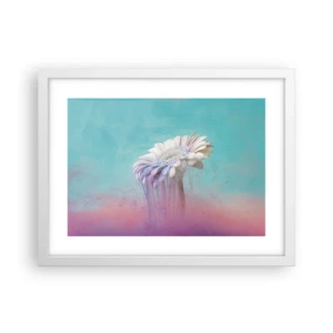 Pôster em moldura branca - O submundo das flores - 40x30 cm