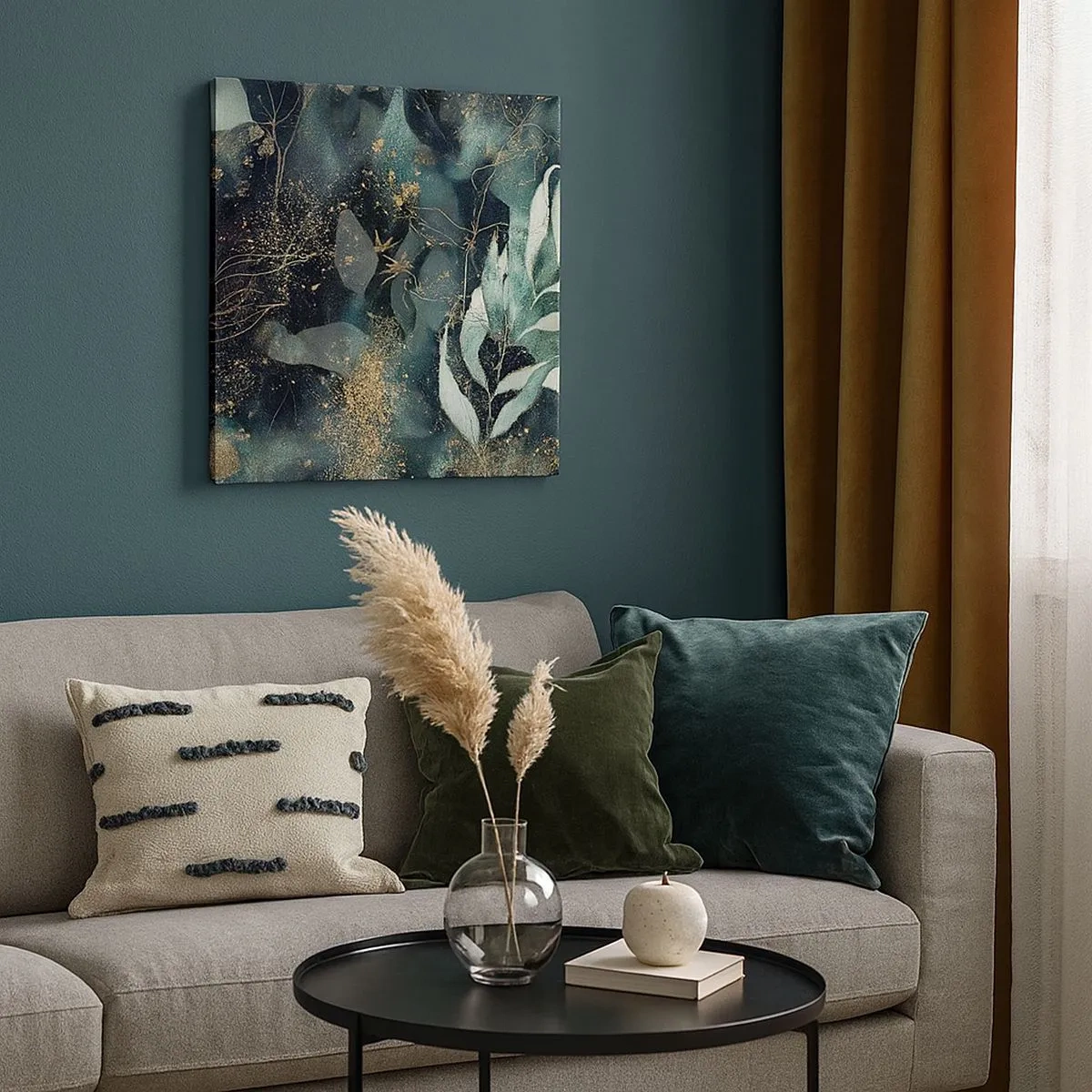 Quadro em tela - Jardim Mágico - 30x30 cm