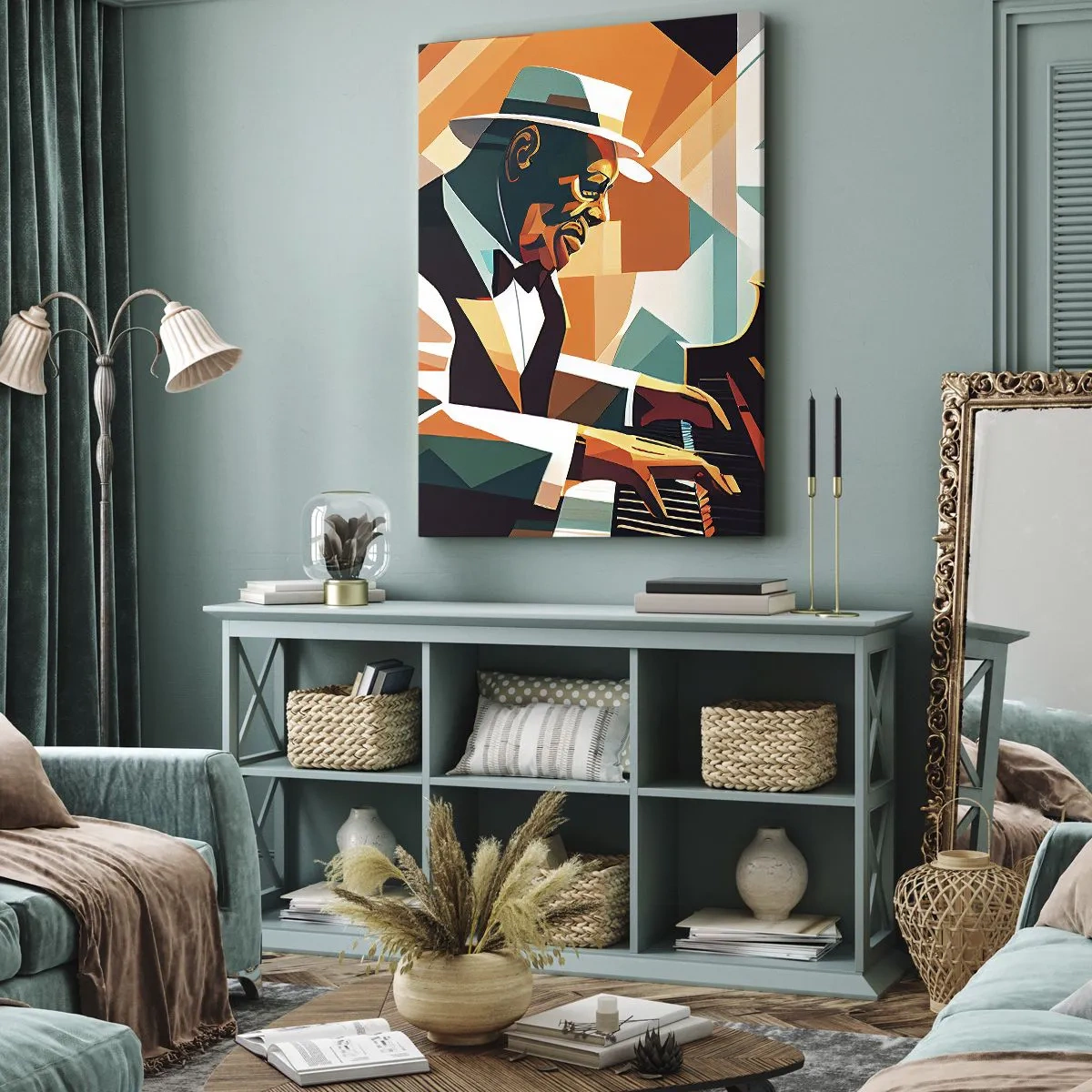 Quadro em tela - Todo aquele jazz - 50x70 cm