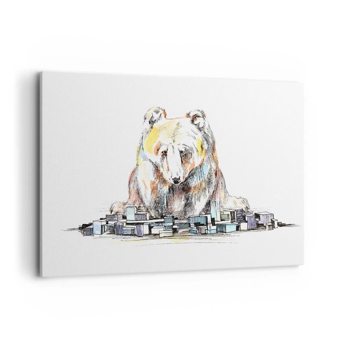 Quadro em tela - Como viver assim? - 120x80 cm
