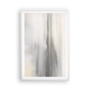 Pôster em moldura branca - Distância pensativa - 61x91 cm