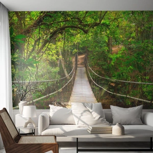 Papel de parede personalizado Premium Sand - Porque há uma videira a crescer no jardim - Paisagem, Floresta, Natureza