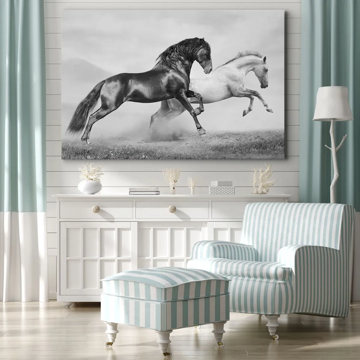 Quadro em tela - Anjos e demônios - 120x80 cm