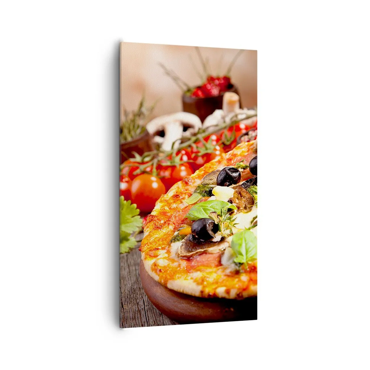 Quadro em tela - Ingredientes telúricos - 65x120 cm