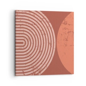 Quadro em tela - Relacionamento próximo - 70x70 cm