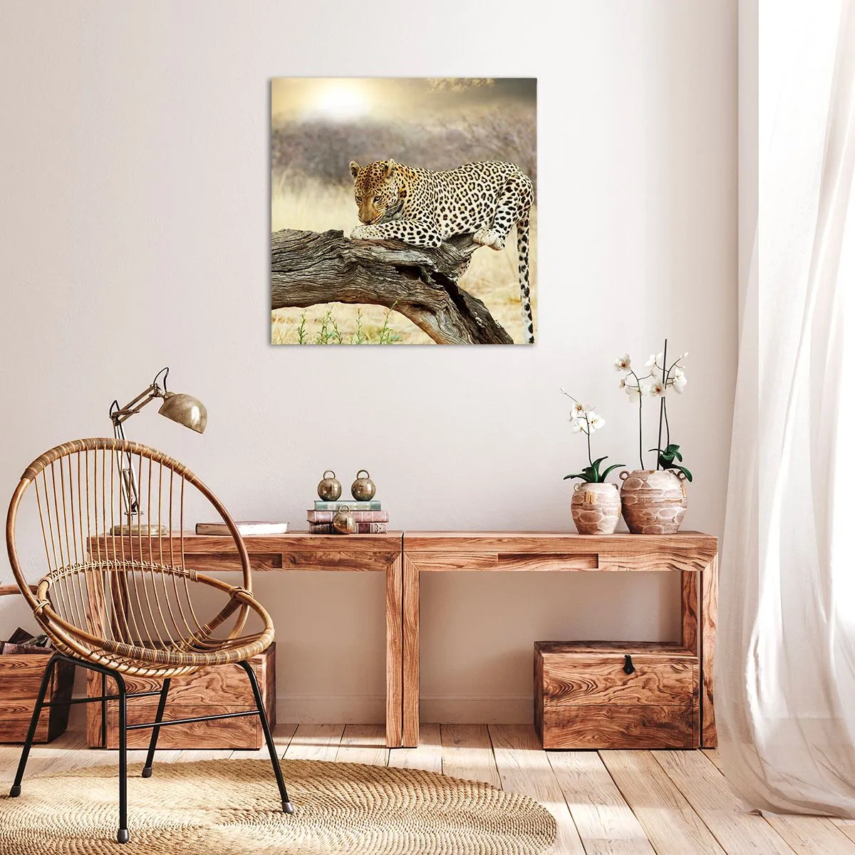 Quadro em tela - Eu sigo o meu próprio caminho - 60x60 cm